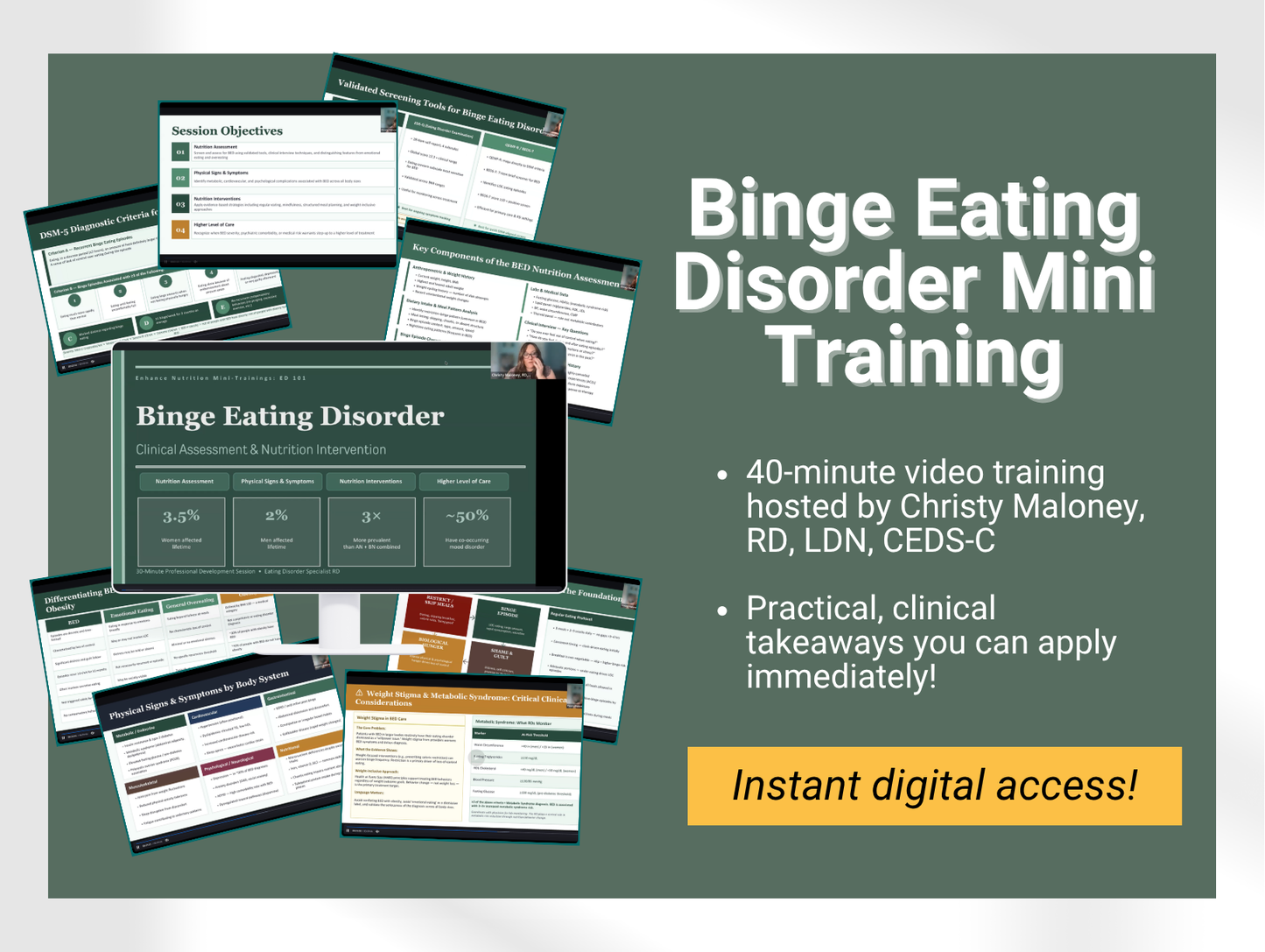Nutrition 101 for Eating Disorders: Binge Eating Disorder Mini Training