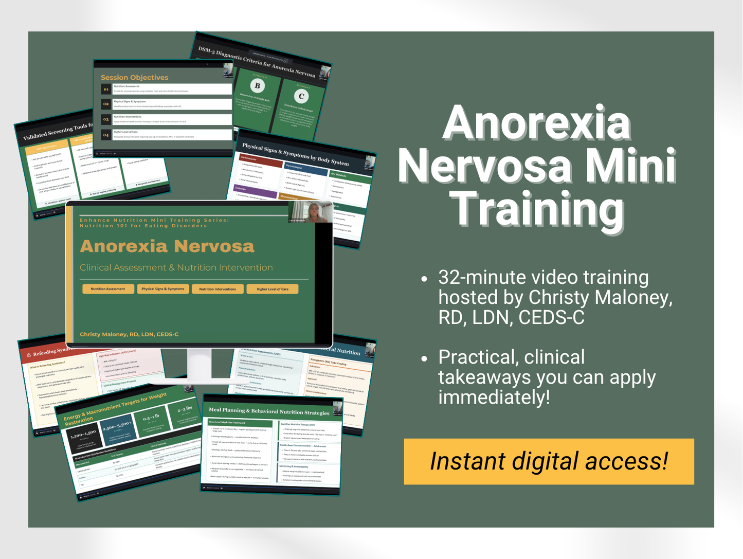 Nutrition 101 for Eating Disorders: Anorexia Nervosa Mini Training