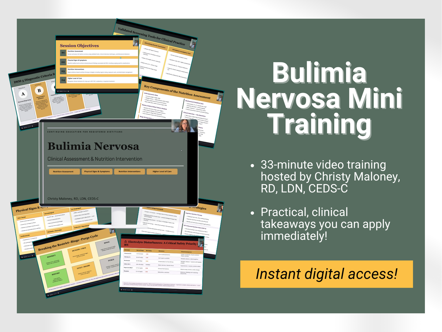 Nutrition 101 for Eating Disorders: Bulimia Nervosa Mini Training