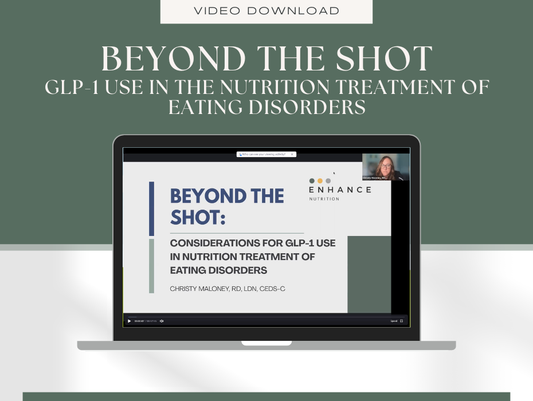 Beyond the Shot: GLP-1 Use in the Nutrition Treatment of Eating Disorders